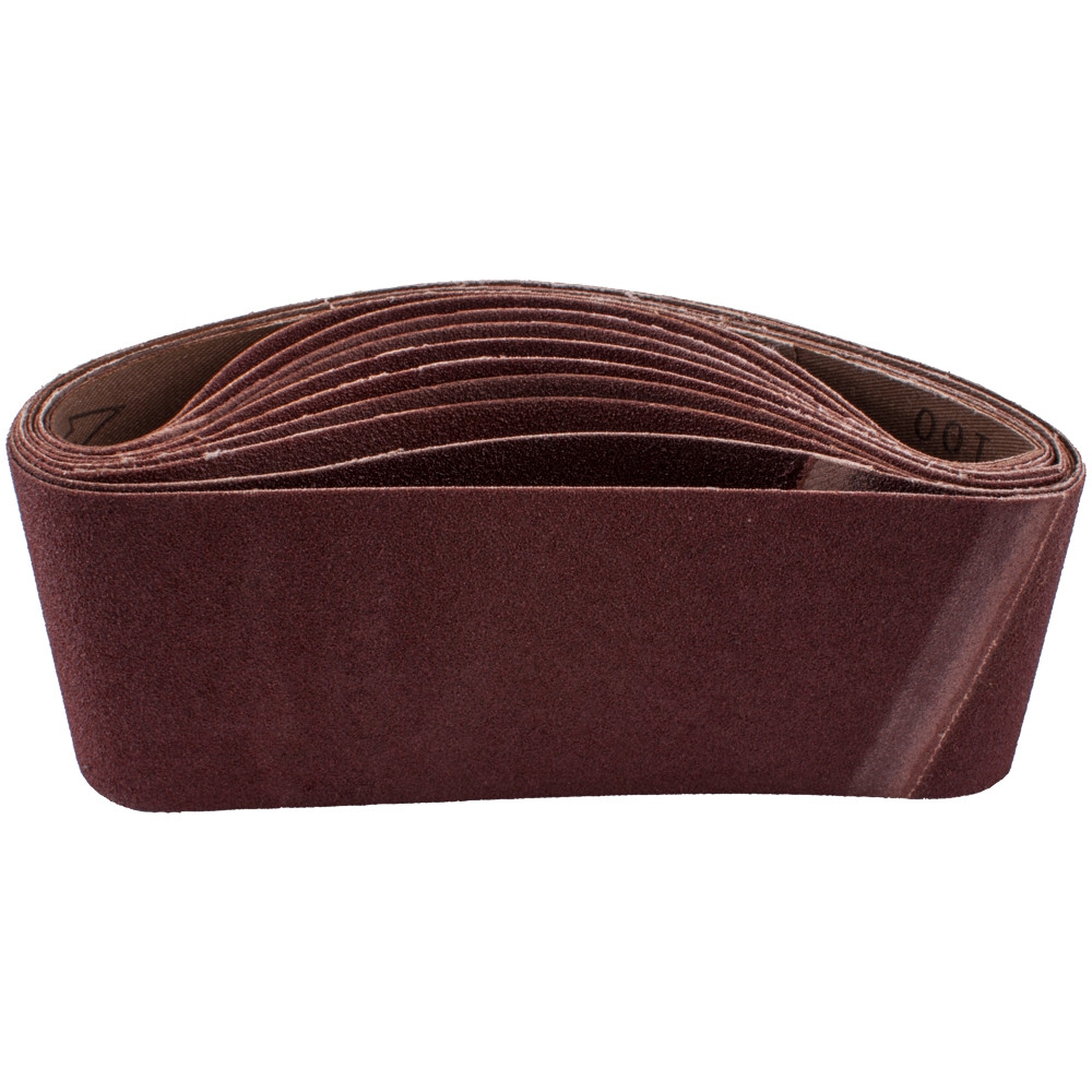 SANDING BELT 100 X 530MM 120GRIT 10/PACK